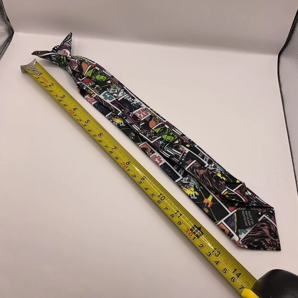 Star Wars Kids Vintage Retro Comic Book Design Snap On Tie Chewbacca, R2D2
